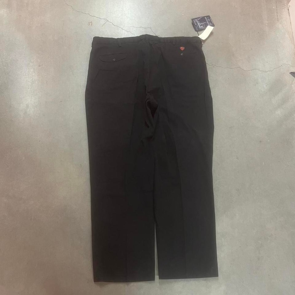 NWT Vintage Polo Golf men's navy blue double pleated chino pants loose cotton 44